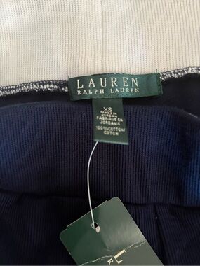 Lauren Ralph Lauren Navy & Green Women's Pants